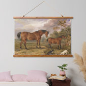 James Ward Paardenschilderij Hangend Wandkleed (Slaapkamer)