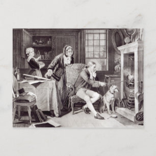 James Watt speelt met Steam Briefkaart