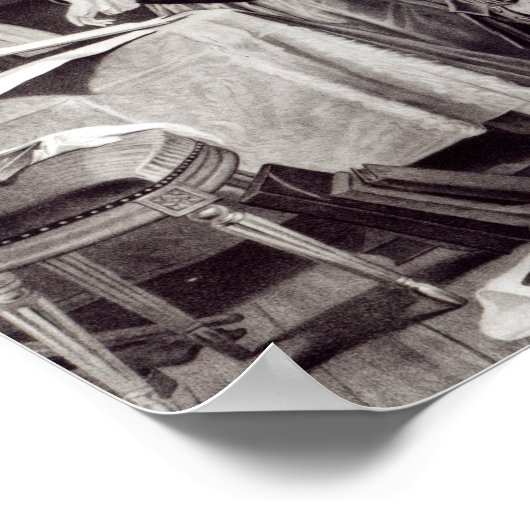 James Watt speelt met Steam Poster (Hoek)