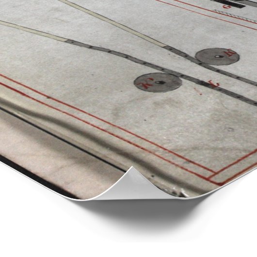 James Watt Steam Engine Poster (Hoek)