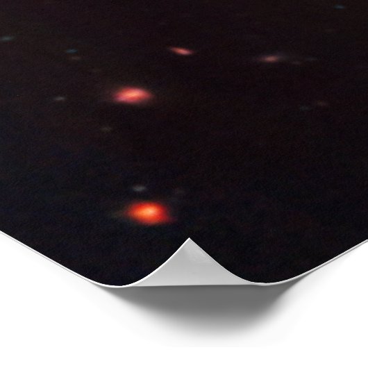 James Webb Cartwheel Galaxy (alleen NIRCam) Poster (Hoek)