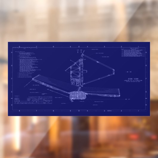 James Webb onthult de blauwdruk van het heelal Raamsticker (Vel 2)