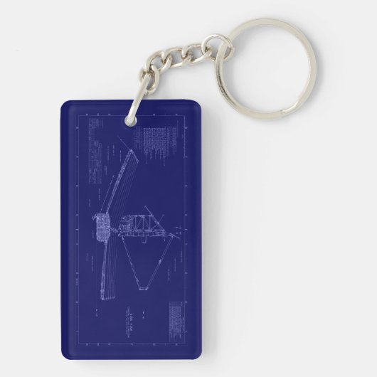 James Webb onthult de blauwdruk van het heelal Sleutelhanger (achterkant)