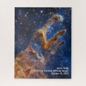 James Webb Pillars of Creation Nebula NIRCam Afbee Legpuzzel (Verticaal)
