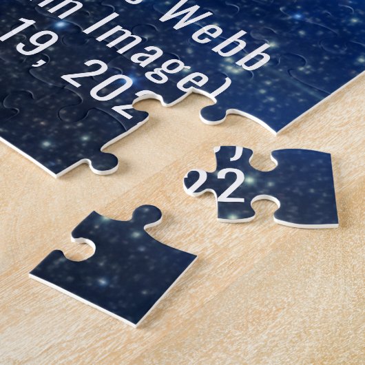 James Webb Pillars of Creation Nebula NIRCam Afbee Legpuzzel (Zijkant)