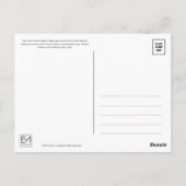 James Webb Rocket Launch Briefkaart (Achterkant)