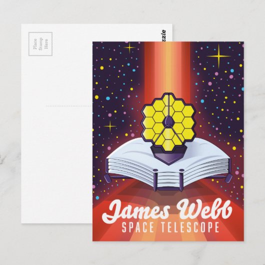 James Webb-ruimtetelescoop Briefkaart (Voorkant / Achterkant)