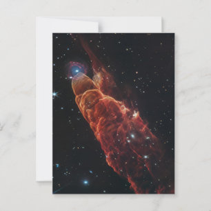 James Webb-ruimtetelescoop Cosmic Tornado Briefkaart