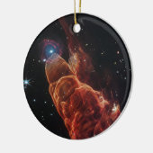 James Webb-ruimtetelescoop Cosmic Tornado Keramisch Ornament (Links)