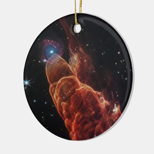 James Webb-ruimtetelescoop Cosmic Tornado Keramisch Ornament (Links)