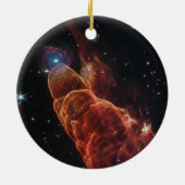 James Webb-ruimtetelescoop Cosmic Tornado Keramisch Ornament (Achterkant)