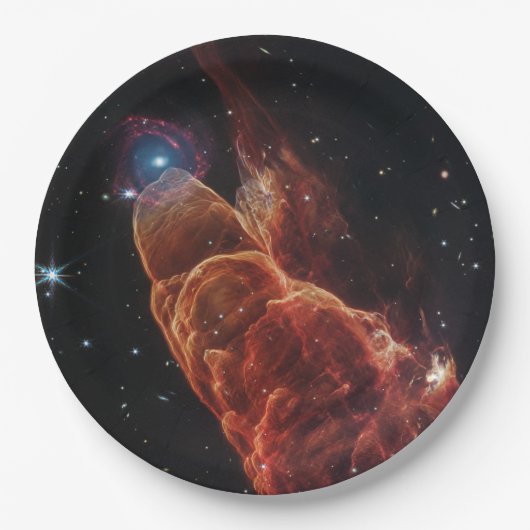 James Webb-ruimtetelescoop Cosmic Tornado Papieren Bordje (Voorkant)