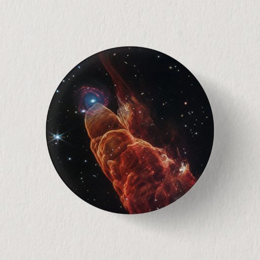 James Webb-ruimtetelescoop Cosmic Tornado Ronde Button 3,2 Cm (Voorkant)