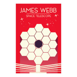 james webb ruimtetelescoop, foto afdruk