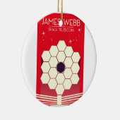 james webb ruimtetelescoop, keramisch ornament (Rechts)