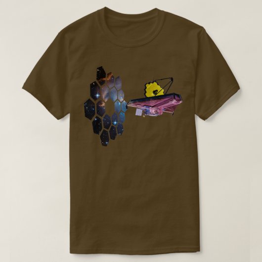 James Webb Space elescope JWS T-shirt (Design voorkant)