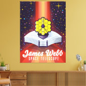 James Webb Space Telescoop. Canvas Afdruk (Insitu (Woonkamer))