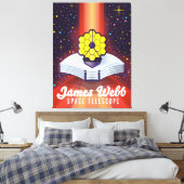 James Webb Space Telescoop. Canvas Afdruk (Insitu (Slaapkamer))