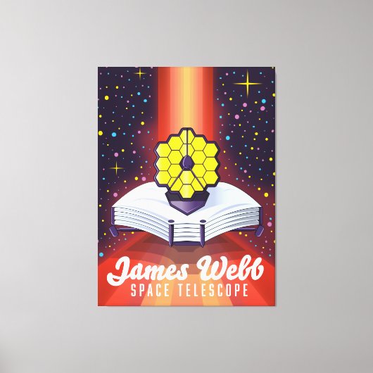 James Webb Space Telescoop. Canvas Afdruk (Voorkant)