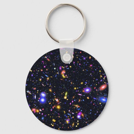 James Webb Space Telescoop Simulatie - Pop Art Sleutelhanger (Voorkant)