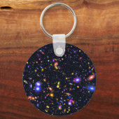 James Webb Space Telescoop Simulatie - Pop Art Sleutelhanger (Voorkant)