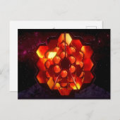 James Webb Space Telescope 2021 herdenking Briefkaart (Voorkant / Achterkant)