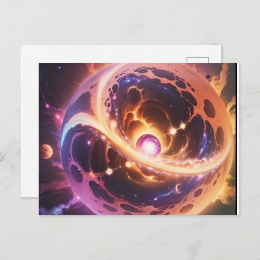 james webb space telescope , briefkaart (Voorkant / Achterkant)