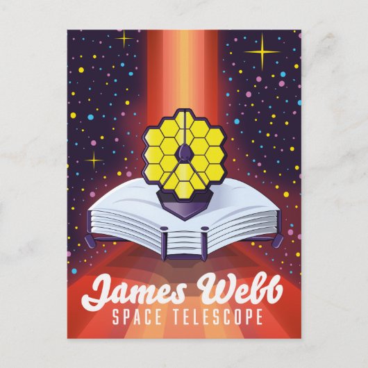 James Webb Space Telescope Briefkaart (Voorkant)