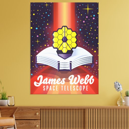 James Webb Space Telescope. Canvas Afdruk (Insitu (Woonkamer))