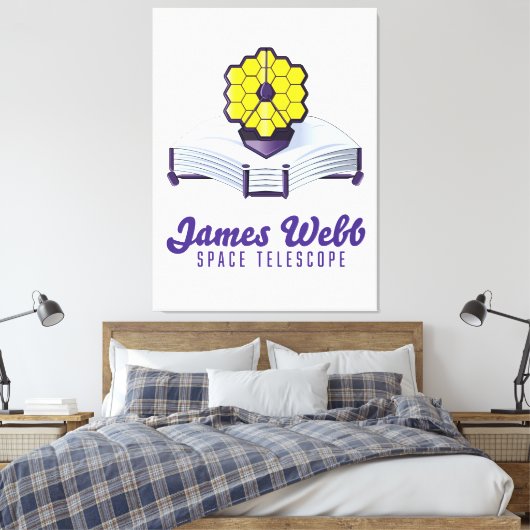 James Webb Space Telescope. Canvas afdrukken (Insitu (Slaapkamer))