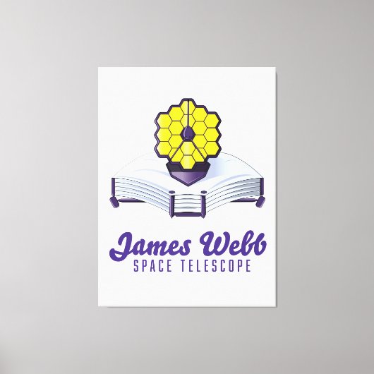 James Webb Space Telescope. Canvasprint Canvas Afdruk (Voorkant)
