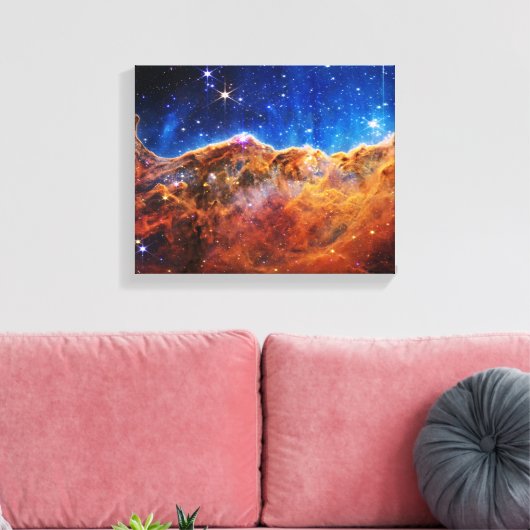 James Webb Space Telescope Carina Nebula Canvas Afdruk (Insitu (Woonkamer))