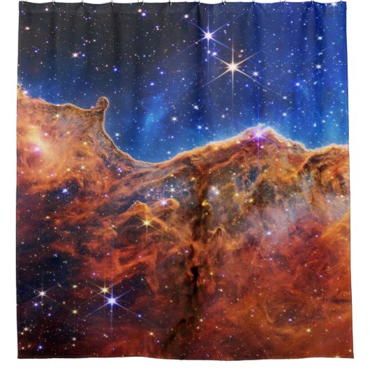 James Webb Space Telescope Carina Nebula Shower Cu Douchegordijn (Voorkant)