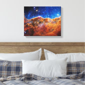 James Webb Space Telescope Carina-nevel Canvas Afdruk (Insitu (Slaapkamer))