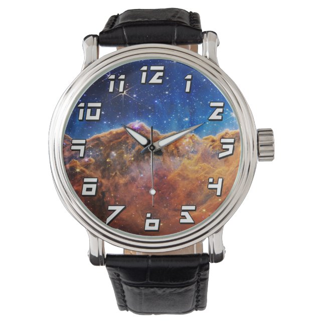 James Webb Space Telescope Carina-nevel Horloge (Voorkant)
