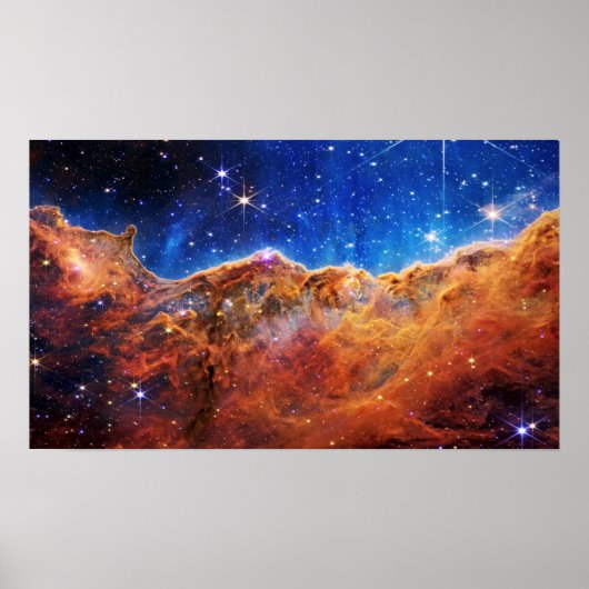 James Webb Space Telescope Carina-nevelposter Poster (Voorkant)