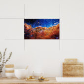 James Webb Space Telescope Carina-nevelposter Poster (Keuken)