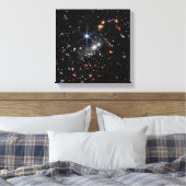 James Webb Space Telescope Eerste Diepe Veld Canvas Afdruk (Insitu (Slaapkamer))