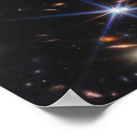 James Webb Space Telescope First Afbeelding Infrre Poster (Hoek)