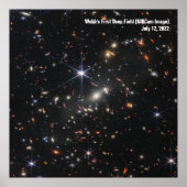 James Webb Space Telescope First Afbeelding Infrre Poster (Voorkant)