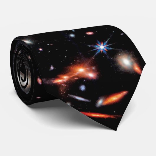 James Webb Space Telescope First Deep Field Stropdas (Opgerold)