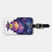 James Webb Space Telescope Illustratie Kunst Bagagelabel (Voorkant horizontaal)