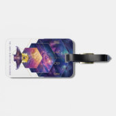 James Webb Space Telescope Illustratie Kunst Bagagelabel (Achterkant horizontaal)