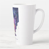 James Webb Space Telescope Illustratie Kunst Latte Mok (Rechts)