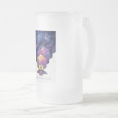 James Webb Space Telescope Illustratie Kunst Matglas Bierpul (Voorkant rechts)