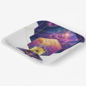 James Webb Space Telescope Illustratie Kunst Papieren Bordje (Gebogen)