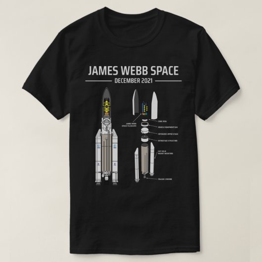 James Webb Space Telescope - JWST (1) T-shirt (Design voorkant)