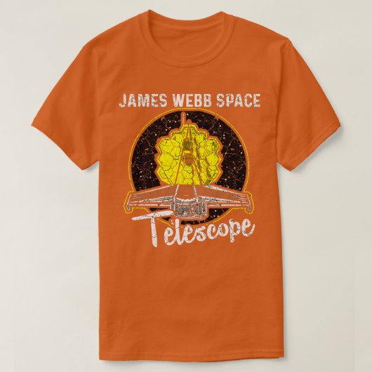James Webb Space Telescope JWST 9 T-shirt (Design voorkant)