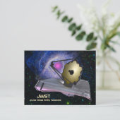 James Webb Space Telescope JWST Briefkaart (Staand voorkant)