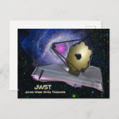 James Webb Space Telescope JWST Briefkaart (Voorkant / Achterkant)